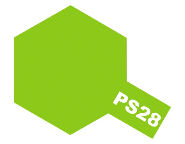 Tamiya Lexan Spray Paint - PS-28 Fluroescent Green