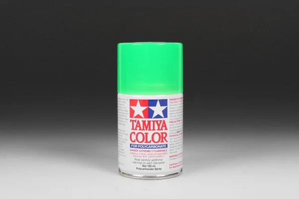 Tamiya Lexan Spray Paint - PS-28 Fluroescent Green
