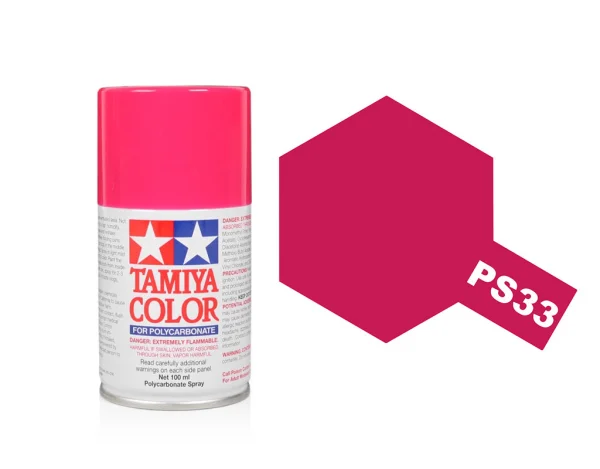 Tamiya Lexan Spray Paint - PS-33 Cherry Red