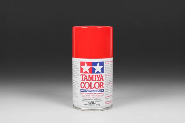 Tamiya Lexan Spray Paint - PS-34 Bright Red