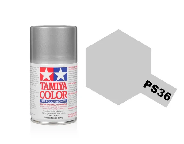 Tamiya Lexan Spray Paint - PS-36 Translucent Silver