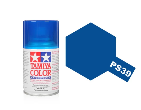 Tamiya Lexan Spray Paint - PS-39 Translucent Light Blue