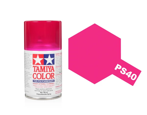 Tamiya Lexan Spray Paint - PS-40 Translucent Pink