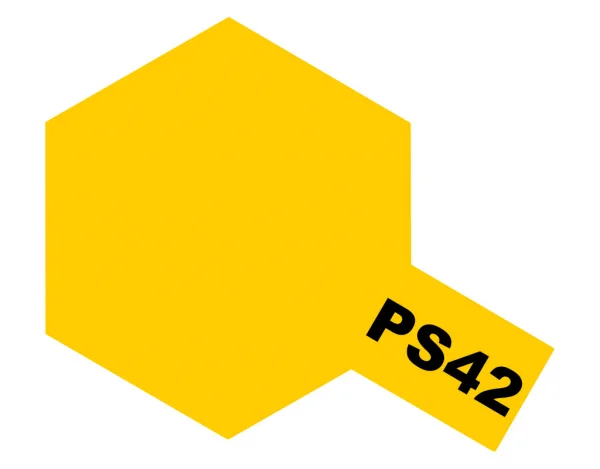 Tamiya Lexan Spray Paint - PS-42 Translucent Yellow Spray