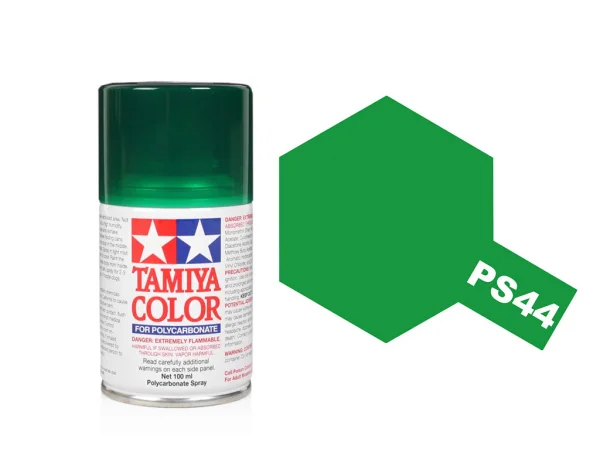 Tamiya Lexan Spray Paint - PS-44 Translucent Green