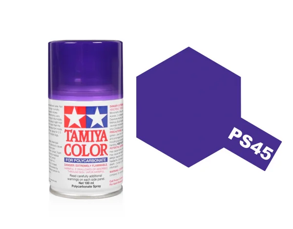 Tamiya Lexan Spray Paint - PS-45 Translucent Purple Spray