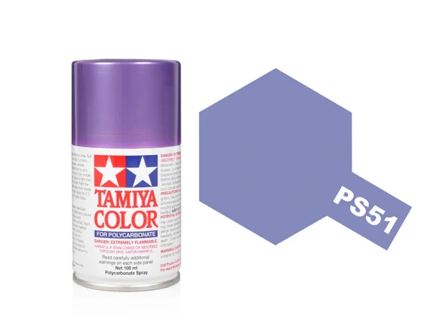 Tamiya Lexan Spray Paint - PS-51 Purple Anodised Aluminium