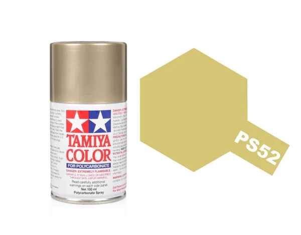 Tamiya Lexan Spray Paint - PS-52 Champagne Gold Aluminium — image 4 of 4
