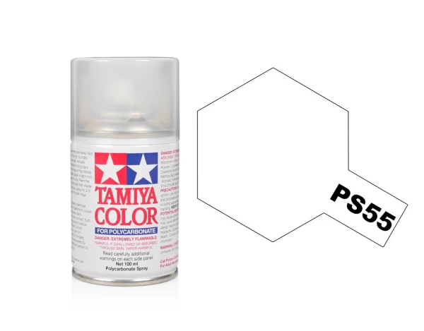 Tamiya Lexan Spray Paint - PS-55 Flat Clear