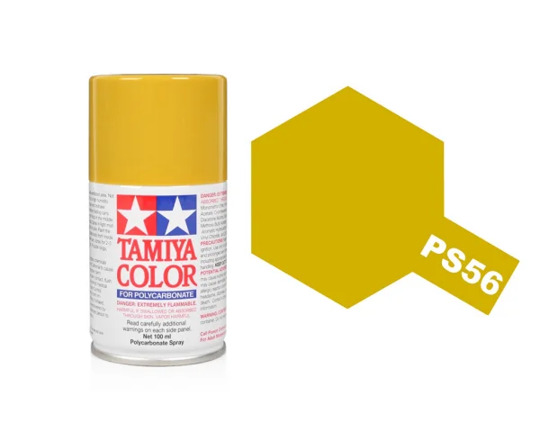 Tamiya Lexan Spray Paint - PS-56 Mustard Yellow