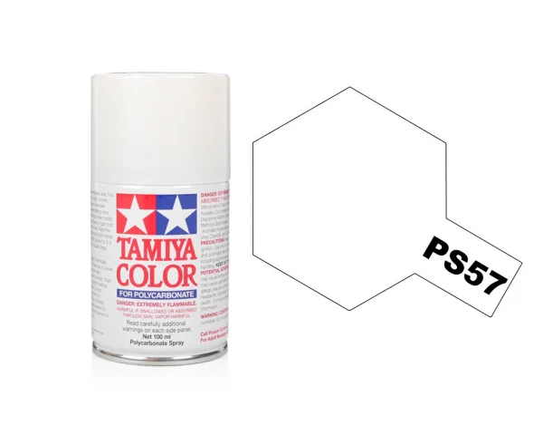 Tamiya Lexan Spray Paint - PS-57 Pearl White