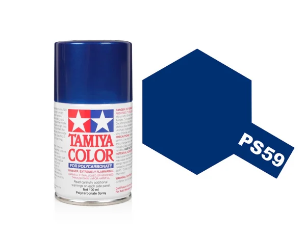 Tamiya Lexan Spray Paint - PS-59 Dark Metallic Blue