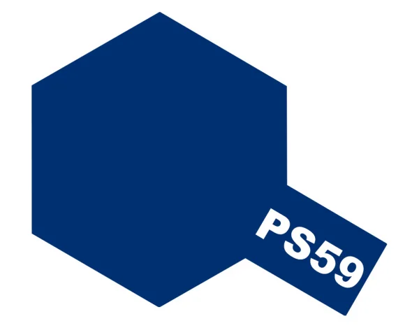 Tamiya Lexan Spray Paint - PS-59 Dark Metallic Blue