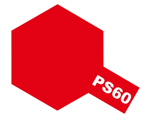Tamiya Lexan Spray Paint - PS-60 Bright Mica Red — image 1 of 5