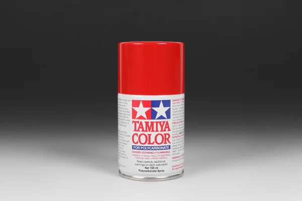 Tamiya Lexan Spray Paint - PS-60 Bright Mica Red — image 2 of 5