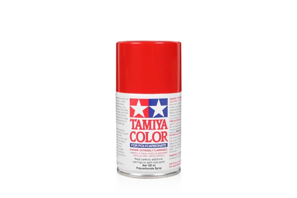 Tamiya Lexan Spray Paint - PS-60 Bright Mica Red — image 3 of 5