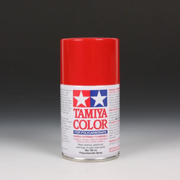 Tamiya Lexan Spray Paint - PS-60 Bright Mica Red — image 5 of 5