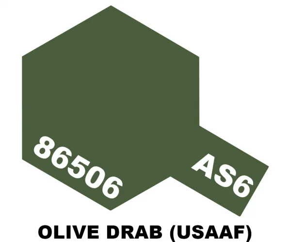 Tamiya AS-6 Spray Paint - Olive Drab (USAAF) — image 4 of 4