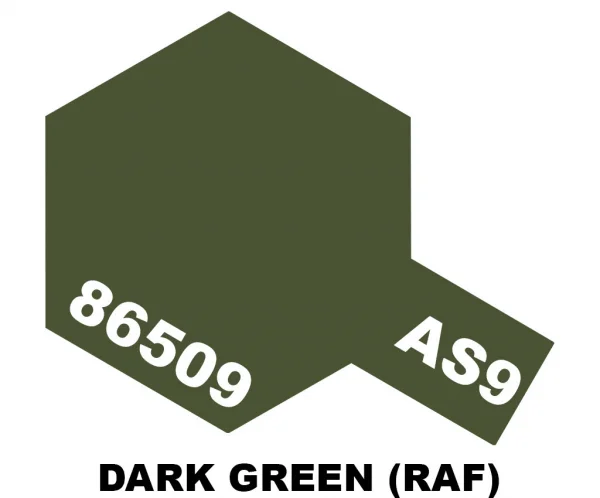 Tamiya AS-9 Spray Paint - Dark Green (RAF)
