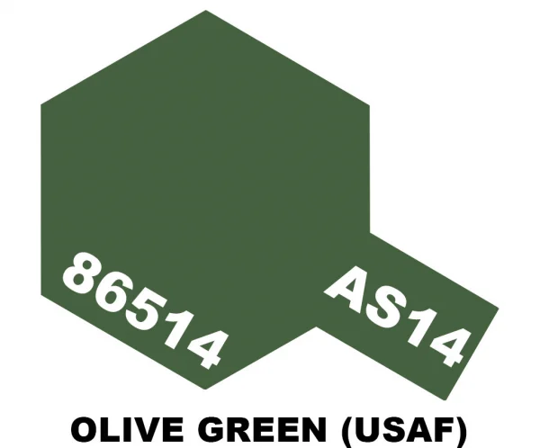 Tamiya AS-14 Spray Paint - Olive Green (USAF) ** CLEARANCE **