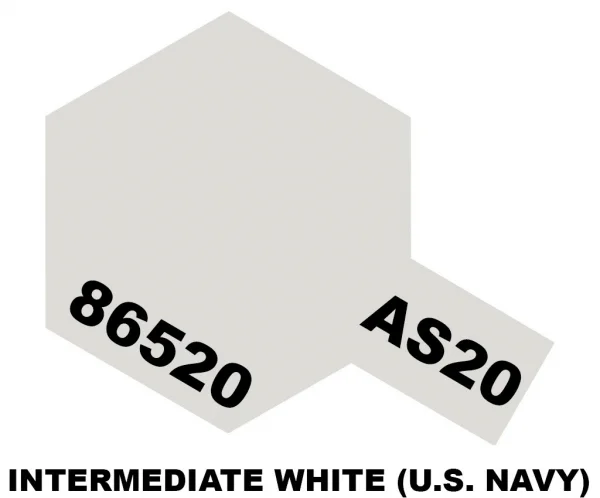 Tamiya AS-20 Spray Paint - Insignia White (US NAVY)