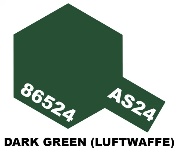 Tamiya AS-24 Spray Paint - Dark Green (Luftwaffe) ** CLEARANCE **