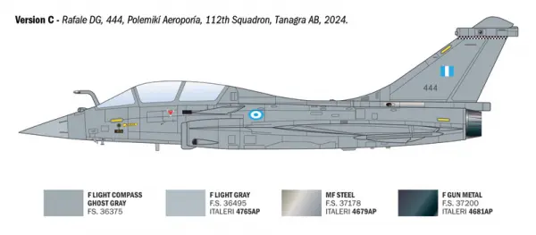 Italeri Rafale B Two-Seat French Fighter Aircraft — image 11 of 11