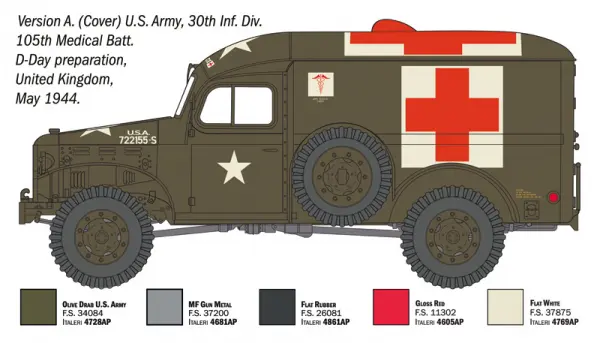 Italeri Dodge WC54 Ambulance — image 10 of 16