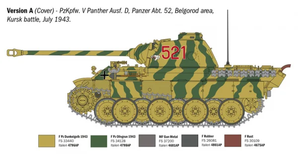 Italeri Pz. Kpfw. V Panther Ausf. D — image 7 of 17