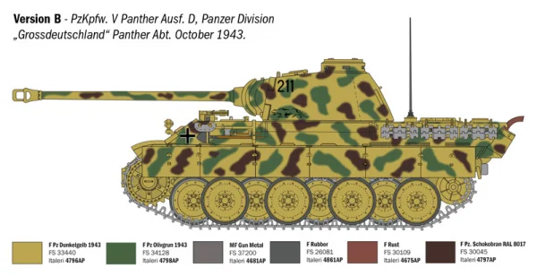 Italeri Pz. Kpfw. V Panther Ausf. D — image 6 of 17