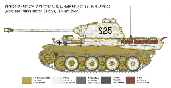 Italeri Pz. Kpfw. V Panther Ausf. D — image 5 of 17