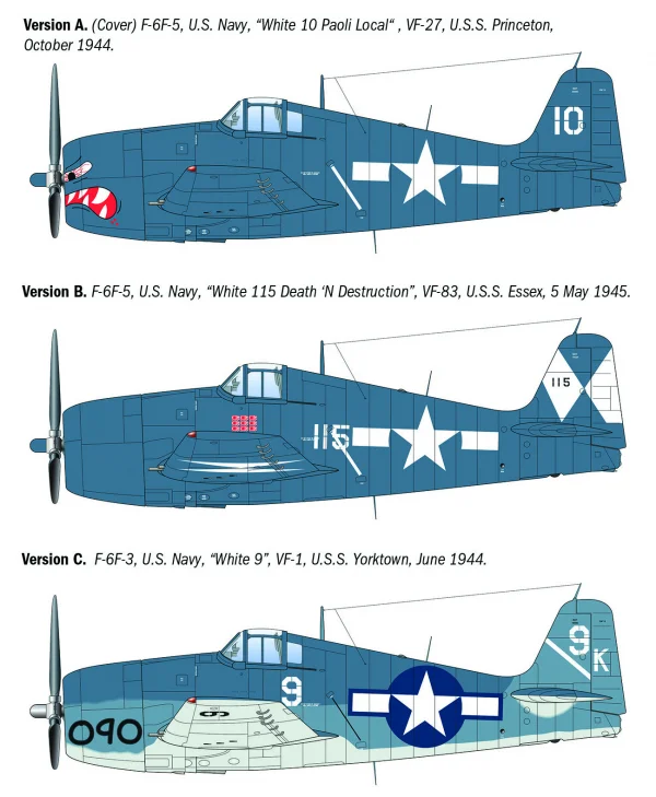 Italeri Grumman Hellcat F6 F-3
