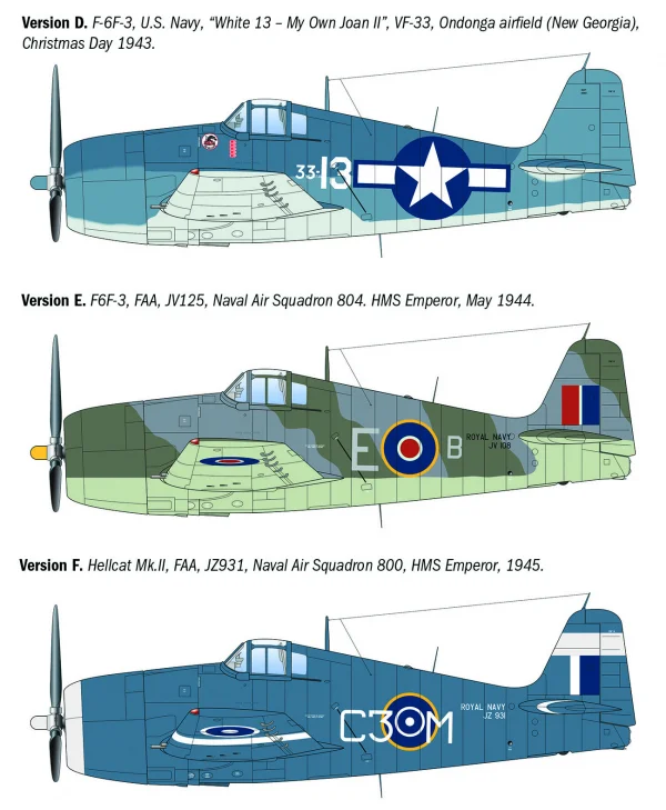 Italeri Grumman Hellcat F6 F-3