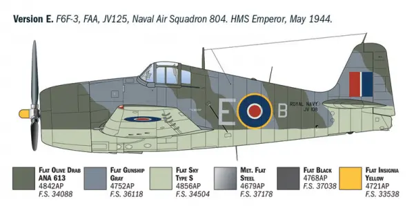 Italeri Grumman Hellcat F6 F-3 &mdash; image 3 of 15
