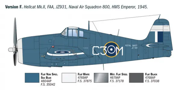 Italeri Grumman Hellcat F6 F-3 &mdash; image 2 of 15