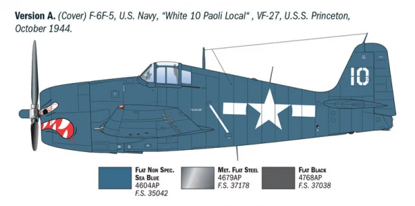 Italeri Grumman Hellcat F6 F-3 — image 4 of 11