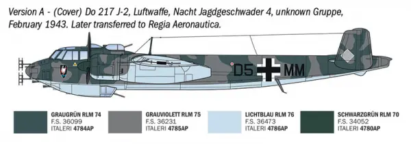 Italeri Dornier Do 217 J1/J2 Nachtjäger &mdash; image 5 of 14