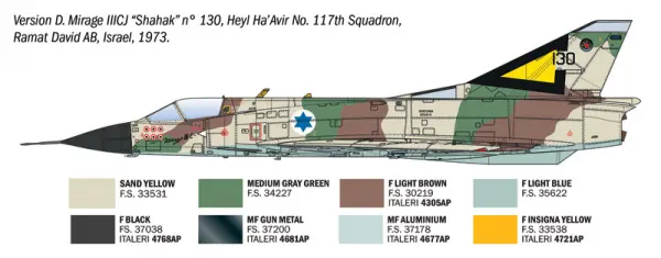 Italeri Mirage IIIC &mdash; image 14 of 17
