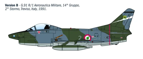 Italeri 1/48 G.91 R1/R3 Gina — image 8 of 12