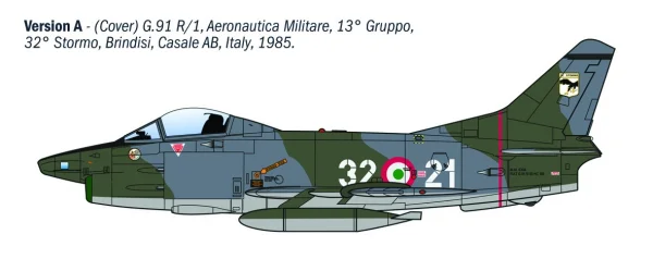 Italeri 1/48 G.91 R1/R3 Gina — image 9 of 12