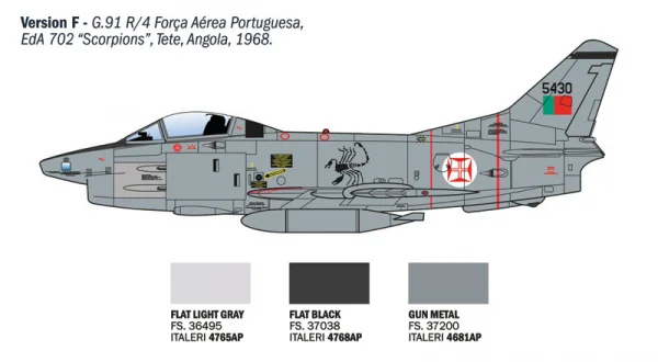 Italeri 1/48 G.91 R1/R3 Gina — image 2 of 12