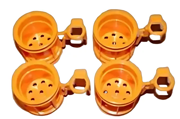 Tamiya Wheel Yellow For Dump Truck — image 1 of 2