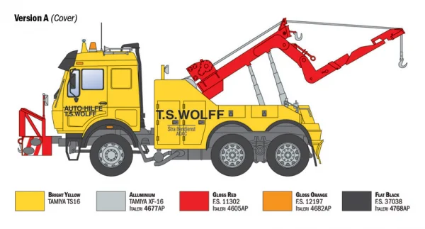 Italeri Mercedes-Benz wrecker truck — image 7 of 14