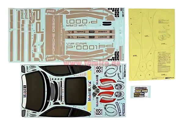 Tamiya Sticker Bag For 58407