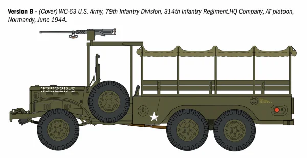 Italeri Dodge WC62 1 ½ t 6x6 Truck — image 11 of 16