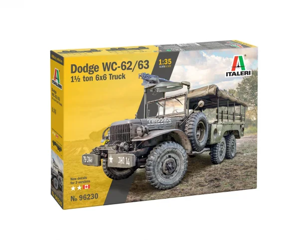 Italeri Dodge WC62 1 ½ t 6x6 Truck — image 14 of 16