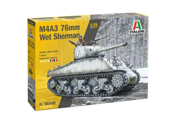 Italeri 1/35 Sherman M4A3 Wet — image 3 of 13