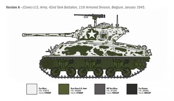 Italeri 1/35 Sherman M4A3 Wet — image 2 of 13