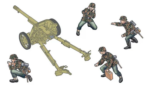 Italeri Pak 97/38 Anti-Tank Gun with Crew