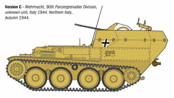 Italeri Sd. Kfz. 140 Flakpanzer 38 Gepard
